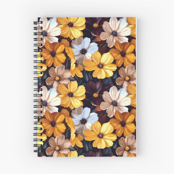 Item preview, Vibrant Floral Pattern of Yellow and White Blossoms designed and sold by InkInduldge.