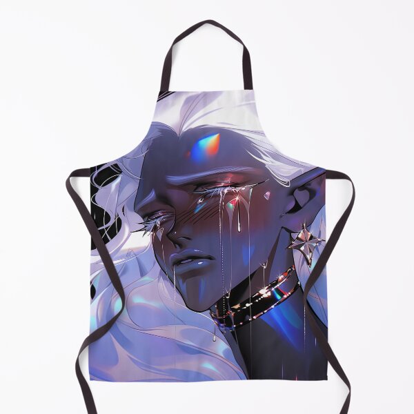 Item preview, Dark Neon Crying Elf Anime Girl designed and sold by bubblegoth.
