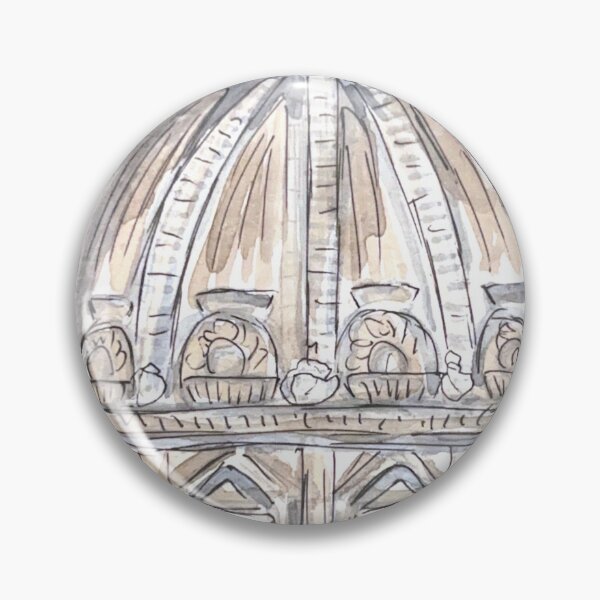 Item preview, Roman Dome Watercolor Illustration designed and sold by kriti130.