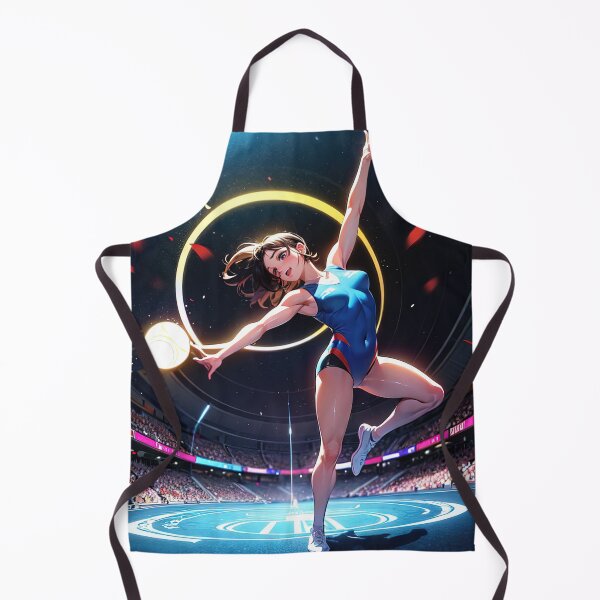 Item preview, Energetic anime girl dancer at Olympics art designed and sold by TheArtistOf2022.