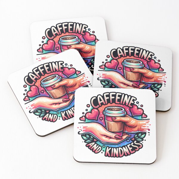 Item preview, ✨Sarcastic Coffee Quotes – caffeine and kindness for T-Shirts, Mugs, Stickers & More designed and sold by artedigital99.