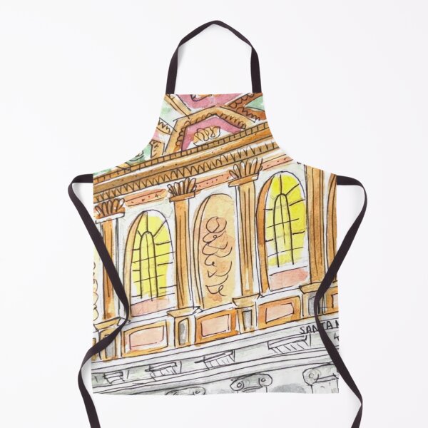 Item preview, Santa Maria Bascilica Trastevere Watercolor Illustration designed and sold by kriti130.
