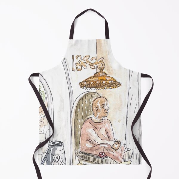 Item preview, Iskcon Roma Watercolor Illustration designed and sold by kriti130.