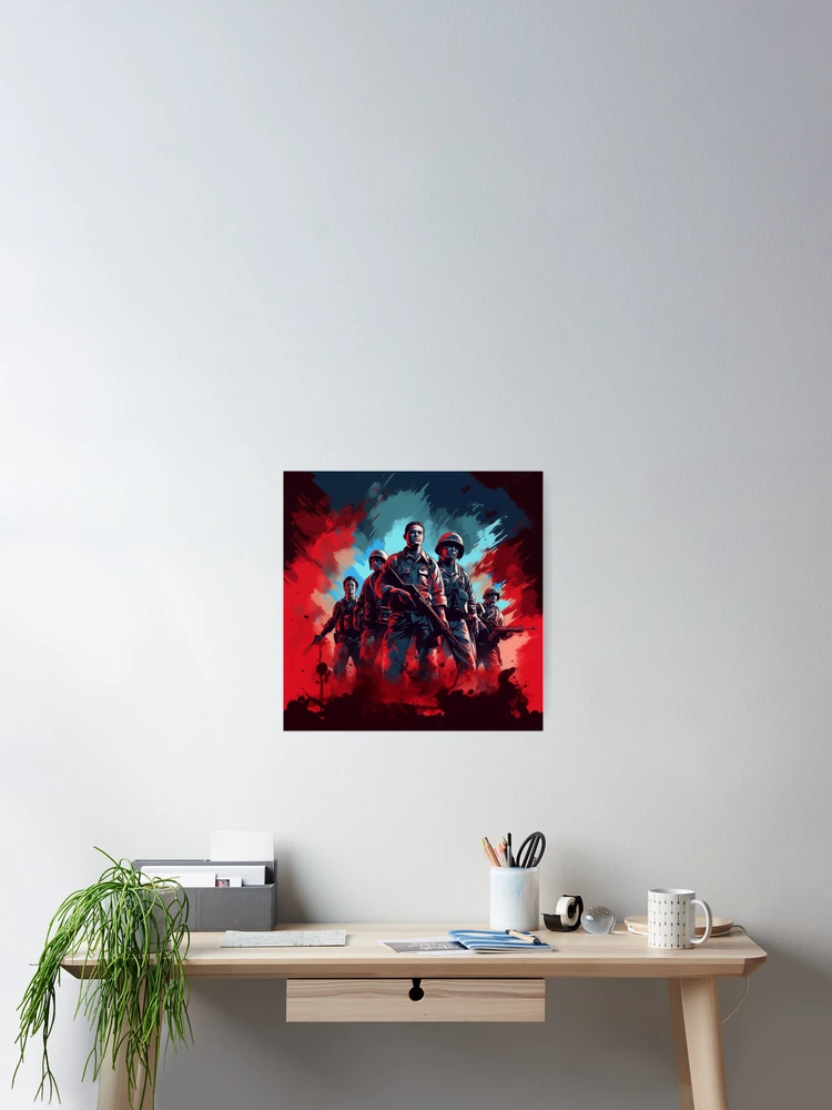 Thumbnail 2 of 3, Poster, Soldiers designed and sold by Rtymer.