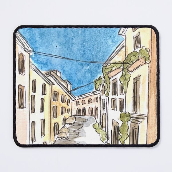 Item preview, Viterbo Watercolor Illustration designed and sold by kriti130.
