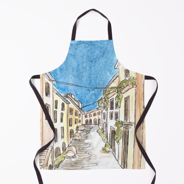 Item preview, Viterbo Watercolor Illustration designed and sold by kriti130.