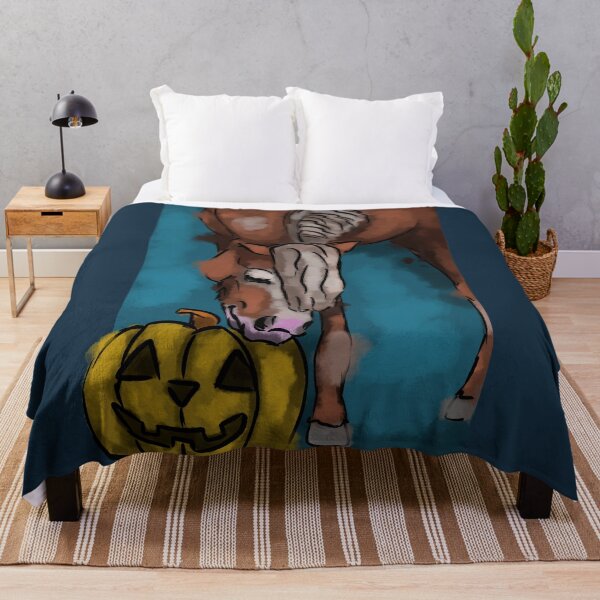 Item preview, Halloween horse with pumpkin designed and sold by Antiope33.