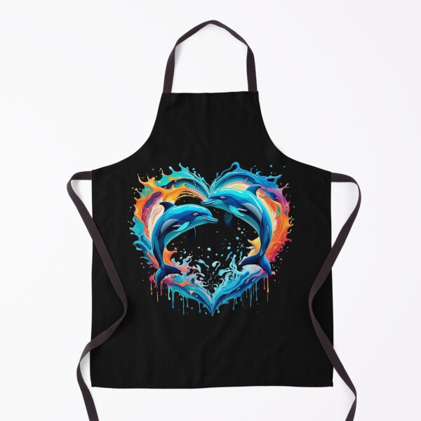 Item preview, Dolphins in heart designed and sold by JackFreestone.