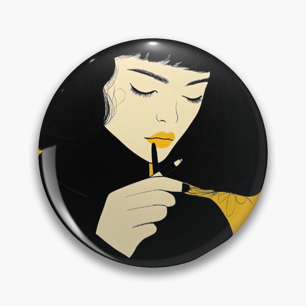 Item preview, Creative woman writing in a notebook / diary / journal designed and sold by NordicArtPrint.