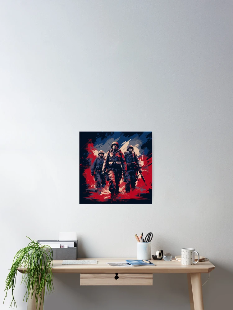 Thumbnail 2 of 3, Poster, Soldiers designed and sold by Rtymer.