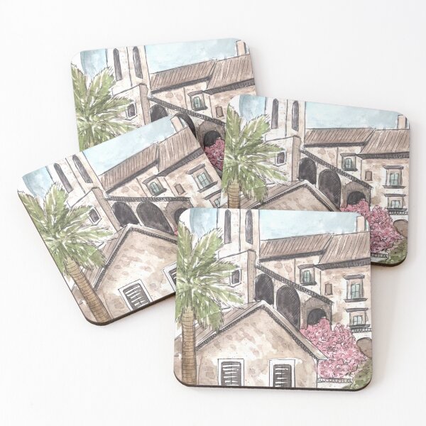 Item preview, Viterbo Watercolor Illustration designed and sold by kriti130.