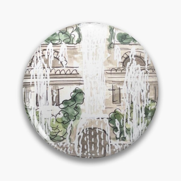 Item preview, Villa D'Este Watercolor Illustration designed and sold by kriti130.