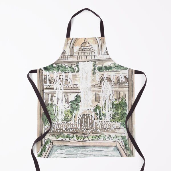 Item preview, Villa D'Este Watercolor Illustration designed and sold by kriti130.