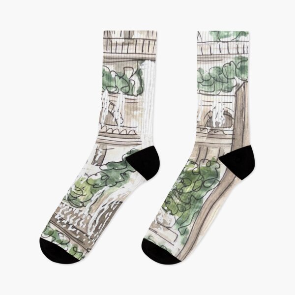 Item preview, Villa D'Este Watercolor Illustration designed and sold by kriti130.