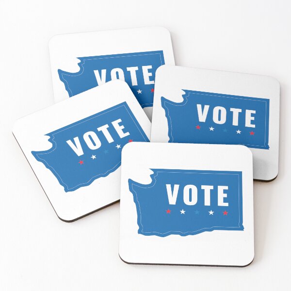 Item preview, Washington Votes Blue: Stand for Progress designed and sold by Mundivagant Designs.