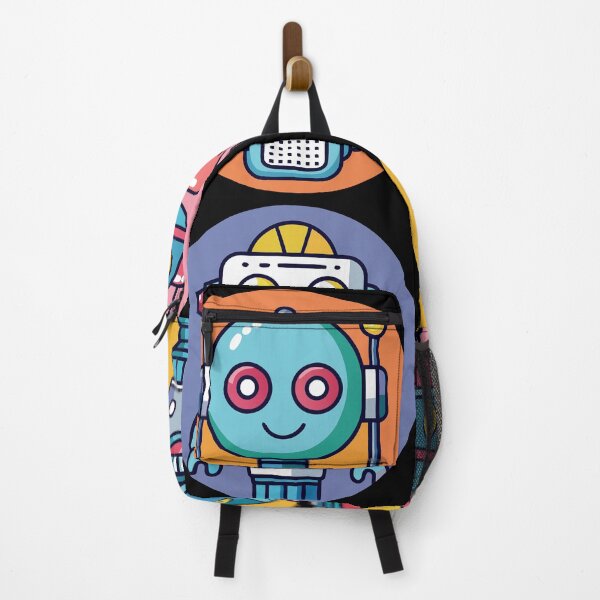 Item preview, Robot charactor cartoon graphic design designed and sold by Tiny Cozy Art.