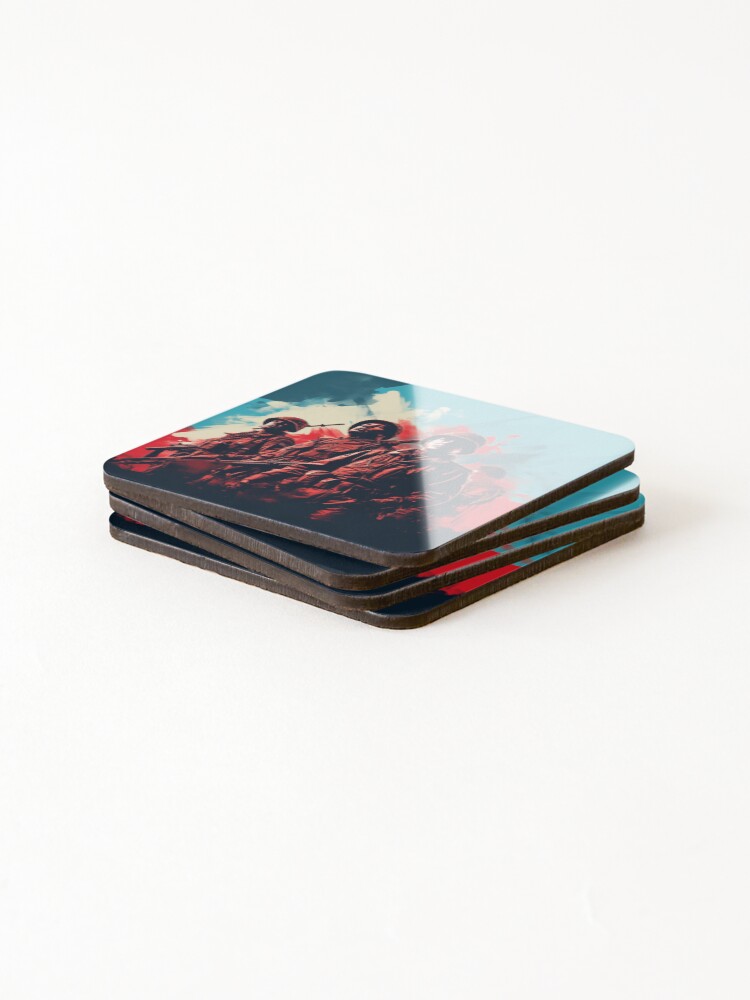 Thumbnail 4 of 5, Coasters (Set of 4), Soldiers designed and sold by Rtymer.