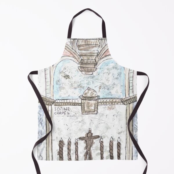Item preview, Sistine Chapel Watercolor Illustration designed and sold by kriti130.