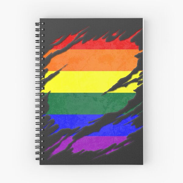 Item preview, LGBT Gay Pride Rainbow Flag Ripped Reveal designed and sold by Patrick Hiller.