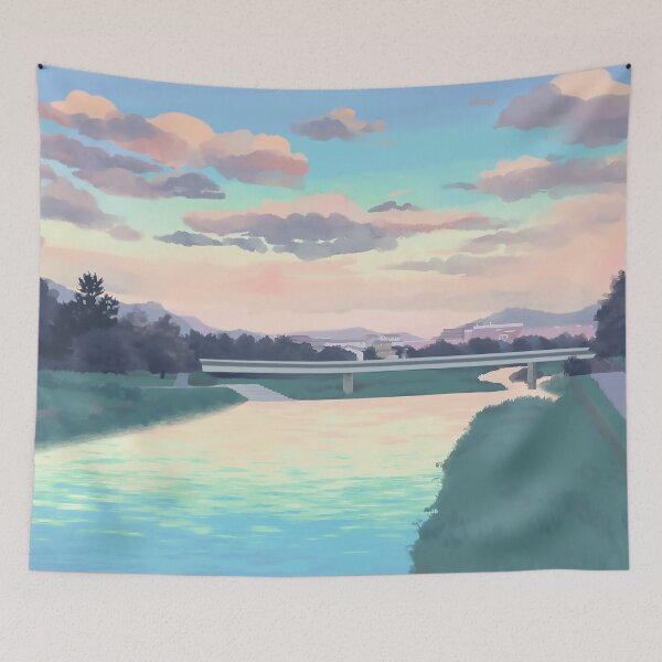 Item preview, Kamogawa, Kyoto, Japan 鸭川,下鸭宫河町, 京都 designed and sold by Yiran0121.