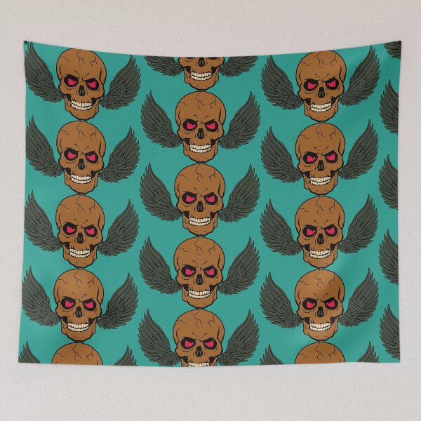 Item preview, Skeleton skull with wings. designed and sold by MiPa78.