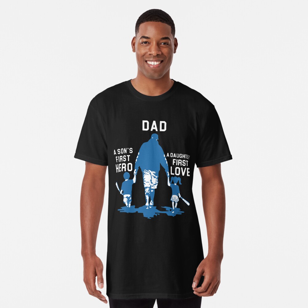 Dallas Cowboys Gift Shirt Dad - A Son's First Hero, A Daughter's First Love  - Best Gifts For Your Loved Ones