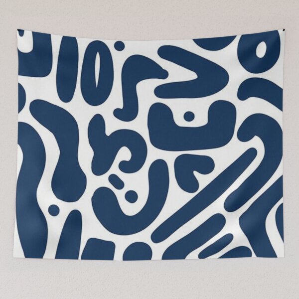 Item preview, Blue & white pattern designed and sold by Ghada Nasif.