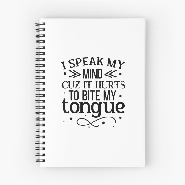 Item preview, I speak my mind because it hurts designed and sold by Made-by-Gus.