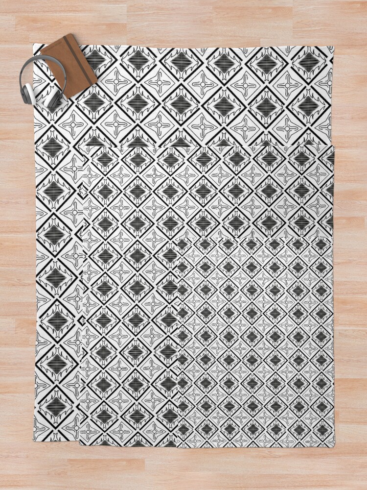 Thumbnail 5 of 6, Throw Blanket, Geometry pattern designed and sold by DDalaland.