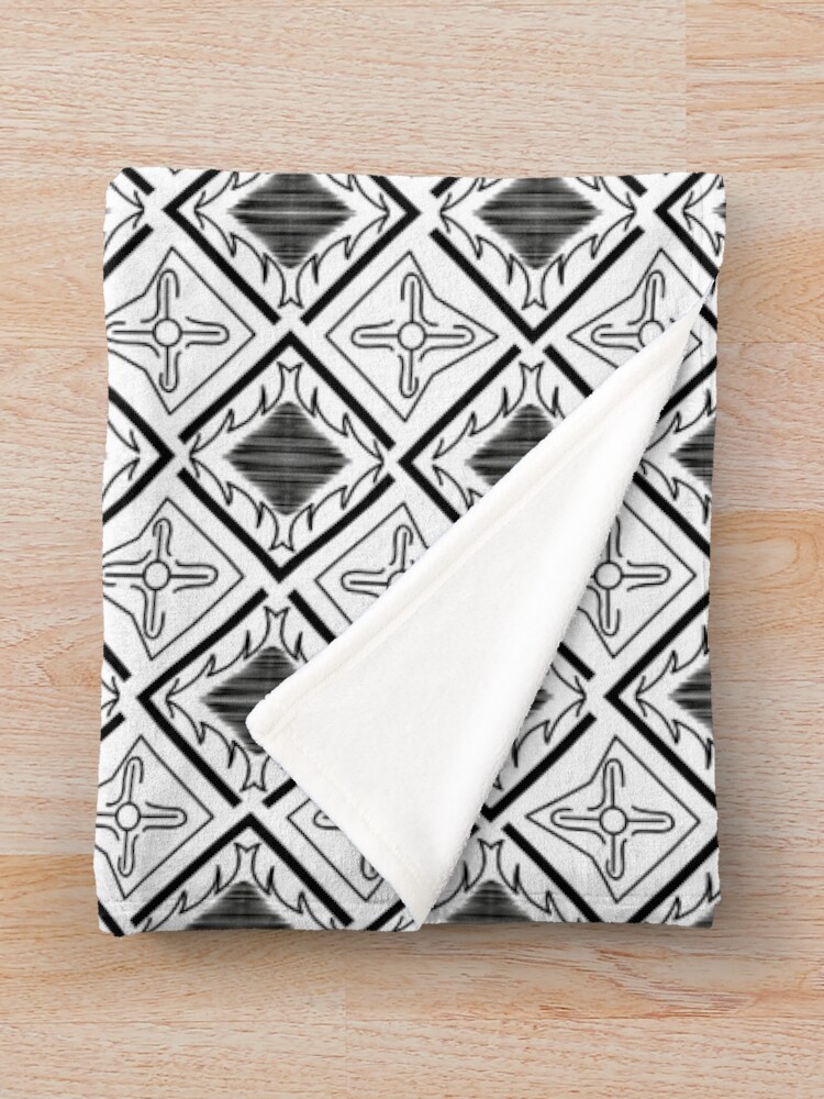 Thumbnail 3 of 6, Throw Blanket, Geometry pattern designed and sold by DDalaland.
