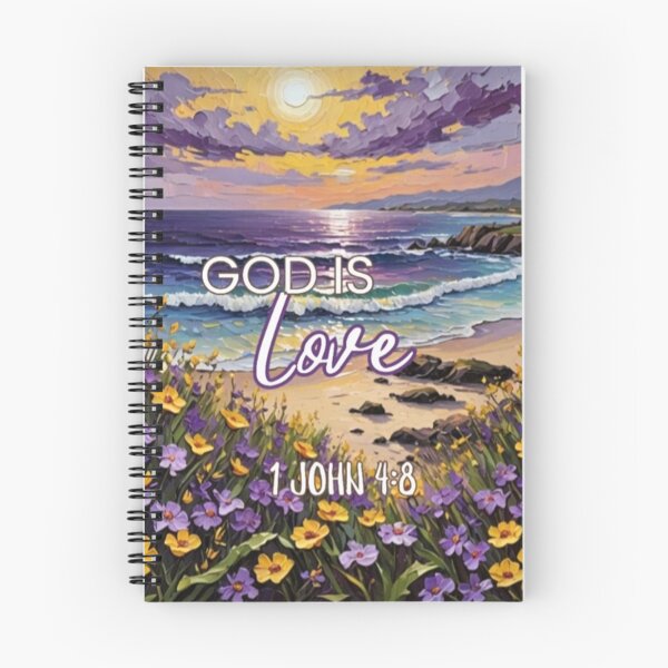 Item preview, God is Love Purple Sunset designed and sold by IvaRenee.