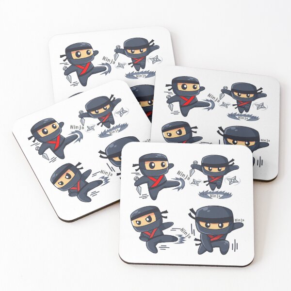 Item preview, Kawaii Playful Ninja Poses designed and sold by Texotakulife.