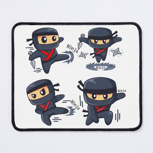 Item preview, Kawaii Playful Ninja Poses designed and sold by Texotakulife.