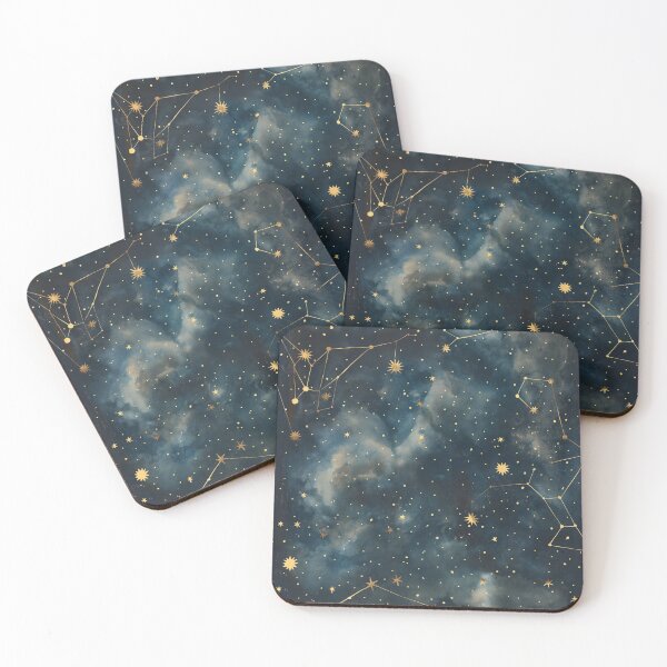 Item preview, Dark Constellation Celestial Night Sky designed and sold by JstPeachy.