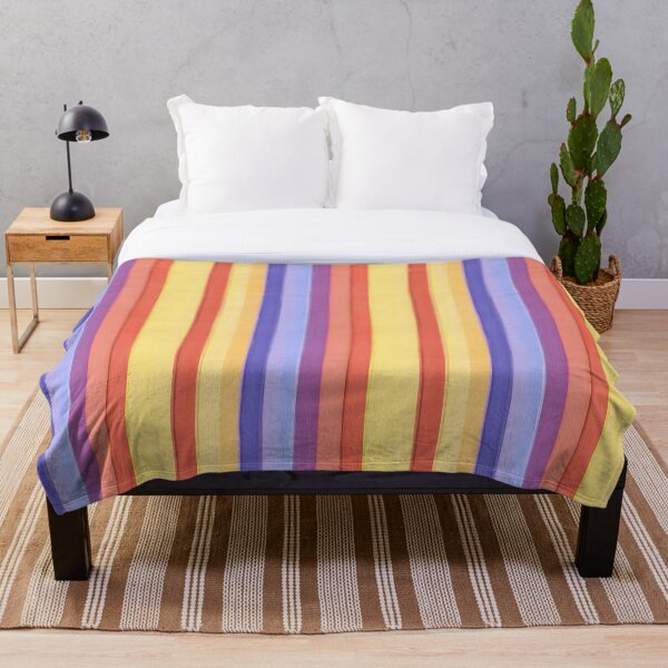 Item preview, Vibrant Rainbow Stripes Abstract Art designed and sold by InkInduldge.