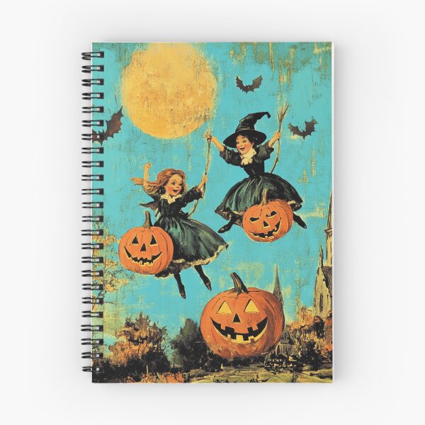 Item preview, Witches, bats and pumpkins designed and sold by MakroCro.