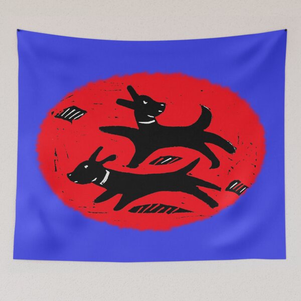 Item preview, Two Dogs Running - Design for multipurpose use designed and sold by joh-images.