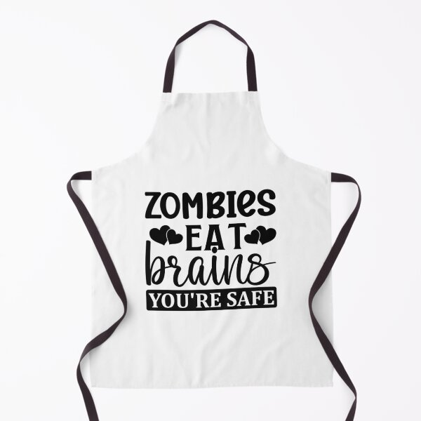 Item preview, Zombies eat brains you're safe designed and sold by Made-by-Gus.