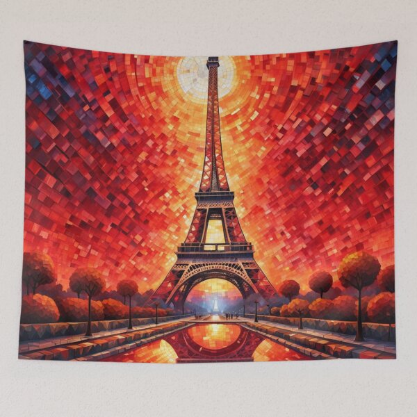 Item preview, Paris Eiffel Tower at sunset designed and sold by JackFreestone.