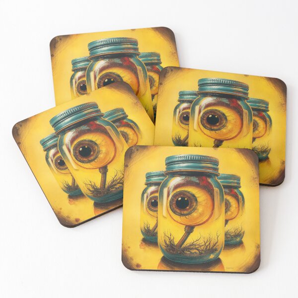 Item preview, Blining eyeballs in mason jars designed and sold by filusattila.