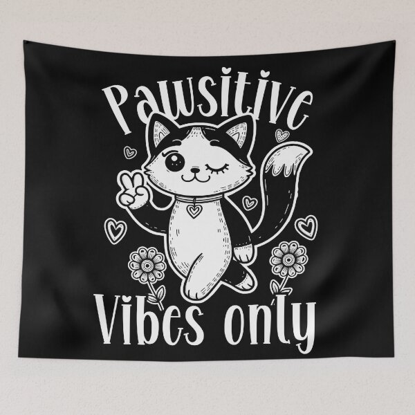 Item preview,  Pawsitive vibes only designed and sold by Fr0mtheMachine.