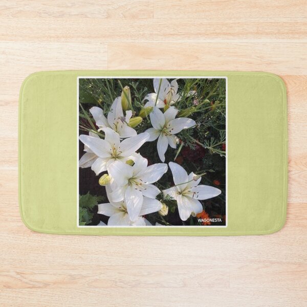 Item preview, Floral White Lilies by Wagonesta  designed and sold by Wagonesta.