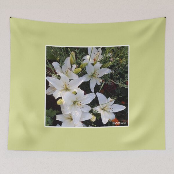 Item preview, Floral White Lilies by Wagonesta  designed and sold by Wagonesta.