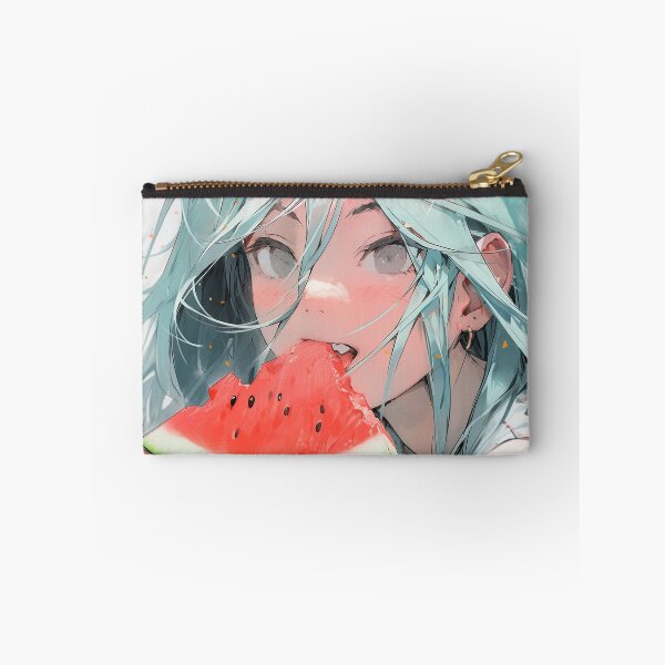 Item preview, Refreshing Healthy Watermelon Anime Girl designed and sold by bubblegoth.