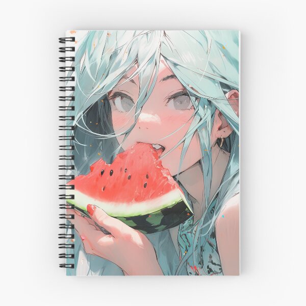 Item preview, Refreshing Healthy Watermelon Anime Girl designed and sold by bubblegoth.