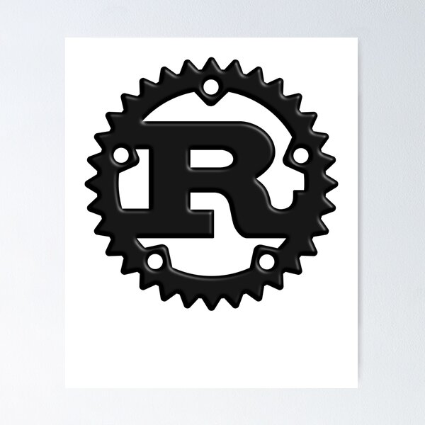 Artikel-Vorschau von Rust Programmiersprache 3D Logo Sweatshirt, designt und verkauft von Rainwater Merch.