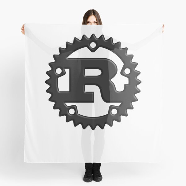 Item preview, Rust Programming Language 3D Logo Sweatshirt designed and sold by Rainwater Merch.