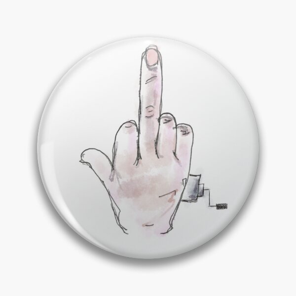 Item preview, Middle finger, illustration  designed and sold by Ilikeiwantilove.
