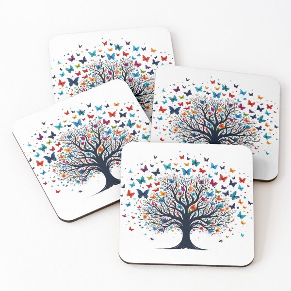 Item preview, Butterfly Tree Zoo keepers Colorful designed and sold by JerdbordinShop.