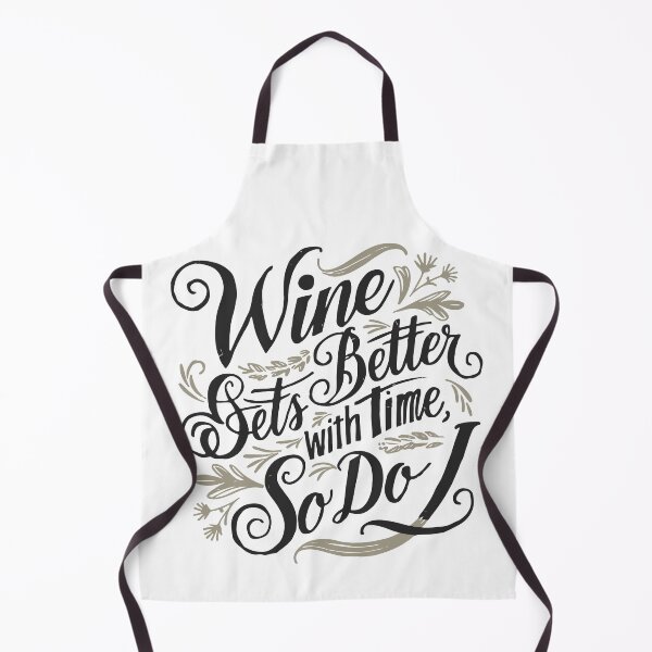 Artikelvorschau, Wein wird mit der Zeit besser, ich auch entworfen und verkauft von WineandWear.